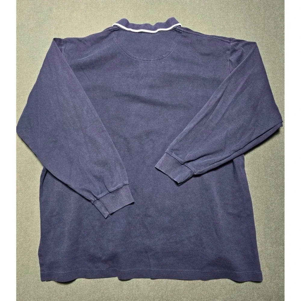 Polo Golf Ralph Lauren Long Sleeve Polo Shirt‎ Golfing Shield Logo XL 90s